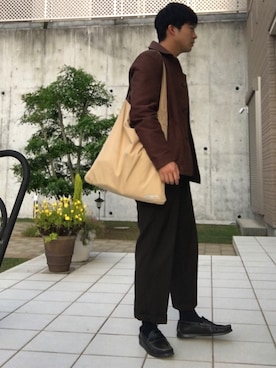 「秋コーデ？」｜アバターさん（メンズ・174cm）の春コーディネート