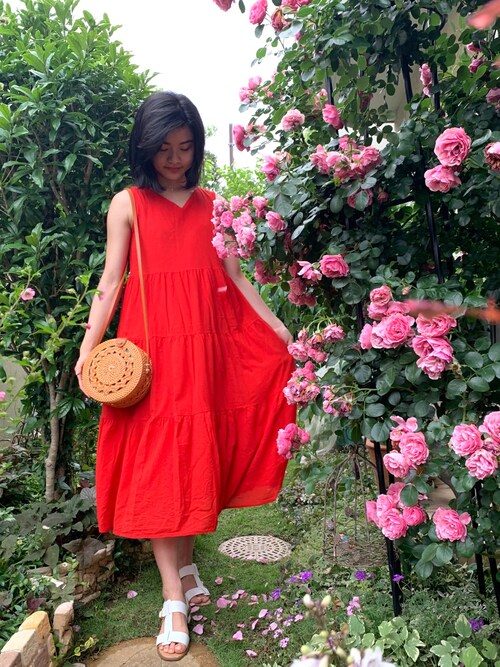 Chika ユニクロのワンピース ドレスを使ったコーディネート Wear