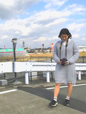 「LE COQ（ルコック）のアイテム」を使った、utym.k0215さん（レディース・155cm）の冬コーディネート