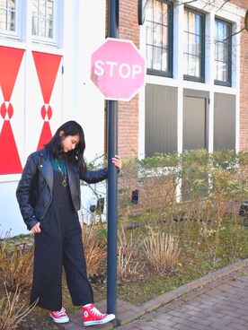 「one way（ワンウェイ）のアイテム（アクセサリー）」を使った、utym.k0215さん（レディース・155cm）の冬コーディネート