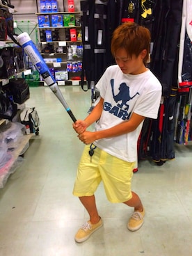 「MIZUNO（ミズノ　）のアイテム（その他）」を使った、秀太さん（メンズ・167cm）の秋コーディネート