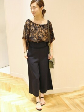 「FIGARO Paris（フィガロパリ）のアイテム」を使った、yukiさん（レディース・160cm）の春コーディネート