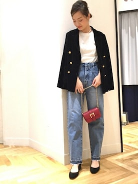 「FIGARO Paris（フィガロパリ）のアイテム」を使った、yukiさん（レディース・160cm）の夏コーディネート
