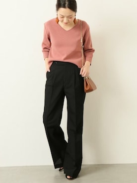 「VERMEIL par iena」｜「アイテム（アクセサリー）」を使った、yukiさん（レディース・160cm）の春コーディネート