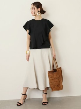 「VERMEIL par iena（ヴェルメイユパーイエナ）のアイテム」を使った、yukiさん（レディース・160cm）の春コーディネート