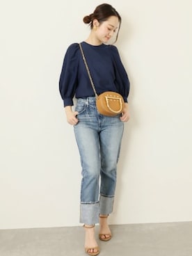 「VERMEIL par iena」｜「アイテム（パンツ）」を使った、yukiさん（レディース・160cm）の春コーディネート