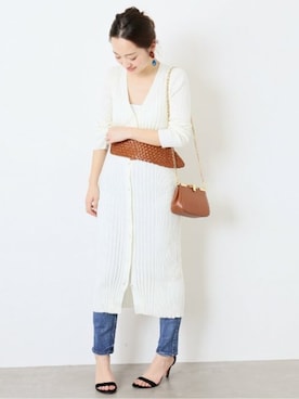 「VERMEIL par iena」｜「アイテム（アクセサリー）」を使った、yukiさん（レディース・160cm）の春コーディネート