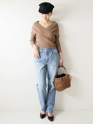 IENA - VERMEIL par iena 2way ストレッチリブ七部袖プルオーバー VERMEIL par iena（ヴェルメイユパーイエナ）の「2WAYストレッチ