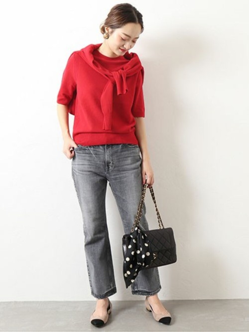 vermeil par ienaカシミヤ混ニットカーディガン VERMEIL par iena カーディガン shine tweed knit レディース