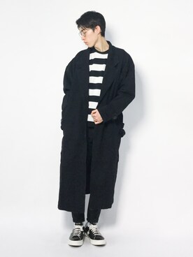 Morikawa Yoshinoriさん(メンズ・176cm)の冬コーディネート