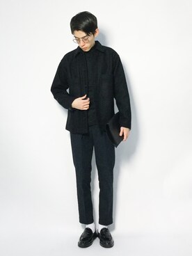 「united arrows」｜「アイテム（ブルゾン）」を使った、Morikawa Yoshinoriさん（メンズ・176cm）の冬コーディネート