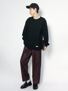 Morikawa Yoshinoriさん（メンズ・176cm）の冬コーディネート