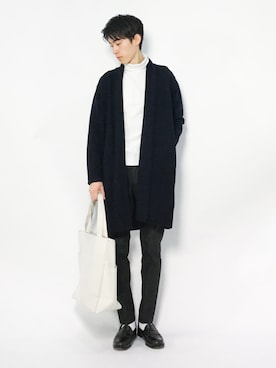 Morikawa Yoshinoriさん(メンズ・176cm)の冬コーディネート