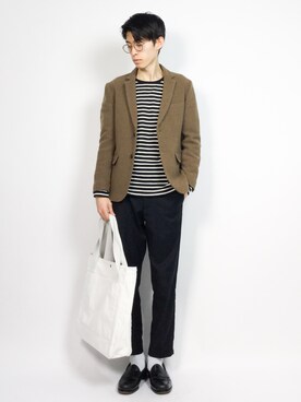 Morikawa Yoshinoriさん(メンズ・176cm)の冬コーディネート