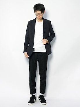 Morikawa Yoshinoriさん(メンズ・176cm)の冬コーディネート