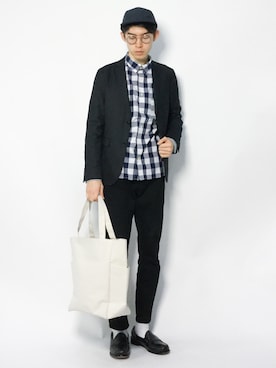 Morikawa Yoshinoriさん(メンズ・176cm)の冬コーディネート