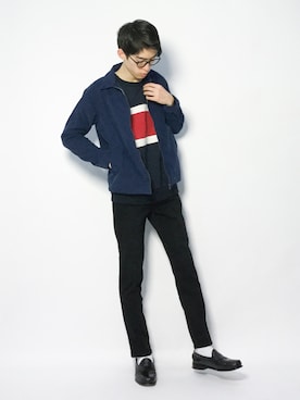 Morikawa Yoshinoriさん(メンズ・176cm)の冬コーディネート