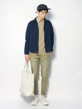 Morikawa Yoshinoriさん（メンズ・176cm）の冬コーディネート