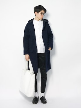 Morikawa Yoshinoriさん（メンズ・176cm）の冬コーディネート