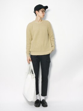 Morikawa Yoshinoriさん（メンズ・176cm）の冬コーディネート