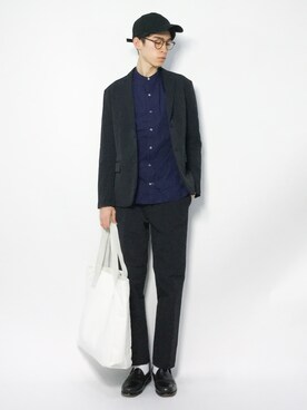 Morikawa Yoshinoriさん（メンズ・176cm）の冬コーディネート