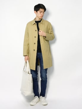 Morikawa Yoshinoriさん（メンズ・176cm）の冬コーディネート