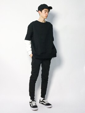 Morikawa Yoshinoriさん(メンズ・176cm)の冬コーディネート