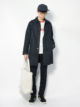 Morikawa Yoshinoriさん(メンズ・176cm)の冬コーディネート