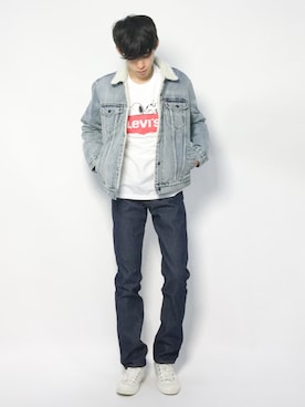Morikawa Yoshinoriさん(メンズ・176cm)の冬コーディネート