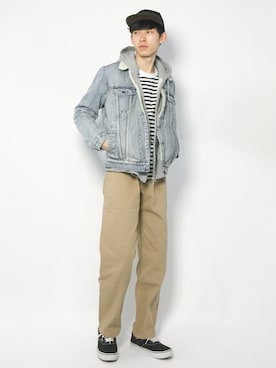 Morikawa Yoshinoriさん(メンズ・176cm)の冬コーディネート