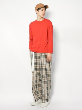 Morikawa Yoshinoriさん（メンズ・176cm）の春コーディネート