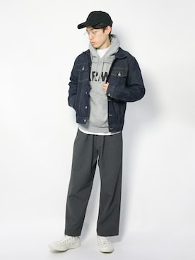 Morikawa Yoshinoriさん(メンズ・176cm)の春コーディネート