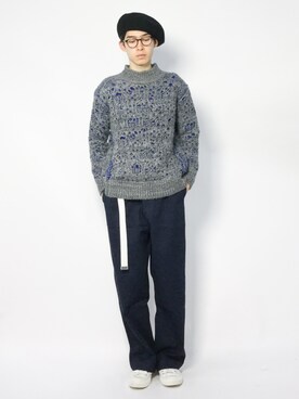 Morikawa Yoshinoriさん（メンズ・176cm）の春コーディネート