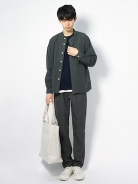 Morikawa Yoshinoriさん(メンズ・176cm)の春コーディネート