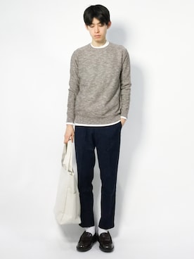 Morikawa Yoshinoriさん（メンズ・176cm）の春コーディネート