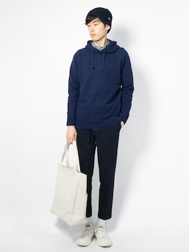 Morikawa Yoshinoriさん（メンズ・176cm）の春コーディネート