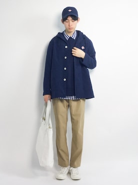 Morikawa Yoshinoriさん（メンズ・176cm）の春コーディネート