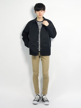 Morikawa Yoshinoriさん(メンズ・176cm)の春コーディネート