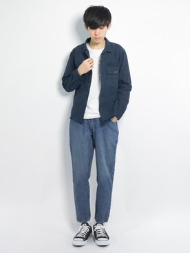 Morikawa Yoshinoriさん（メンズ・176cm）の春コーディネート