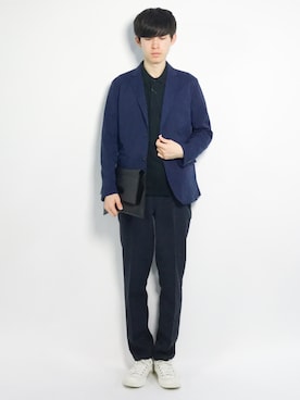 Morikawa Yoshinoriさん（メンズ・176cm）の春コーディネート