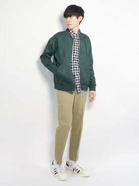 Morikawa Yoshinoriさん（メンズ・176cm）の春コーディネート