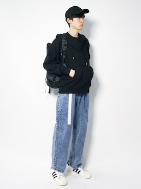 Morikawa Yoshinoriさん（メンズ・176cm）の春コーディネート