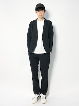 Morikawa Yoshinoriさん（メンズ・176cm）の春コーディネート