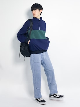 Morikawa Yoshinoriさん（メンズ・176cm）の春コーディネート