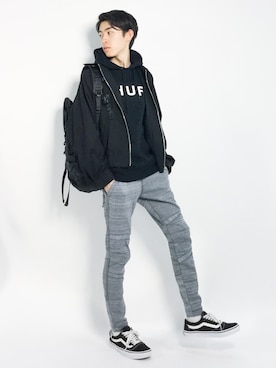 Morikawa Yoshinoriさん（メンズ・176cm）の春コーディネート