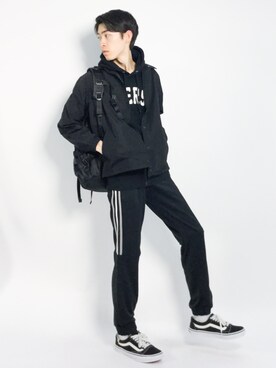 「RAGEBLUE（レイジブルー）のアイテム（その他アウター）」を使った、Morikawa Yoshinoriさん（メンズ・176cm）の春コーディネート