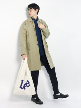 「Red Fleece（レッドフリース）のアイテム」を使った、Morikawa Yoshinoriさん（メンズ・176cm）の春コーディネート