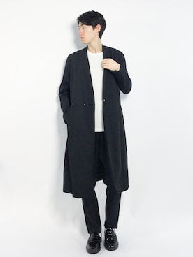 Morikawa Yoshinoriさん（メンズ・176cm）の春コーディネート