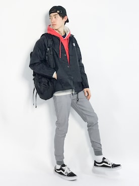 Morikawa Yoshinoriさん（メンズ・176cm）の春コーディネート