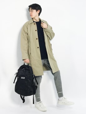 Morikawa Yoshinoriさん（メンズ・176cm）の春コーディネート